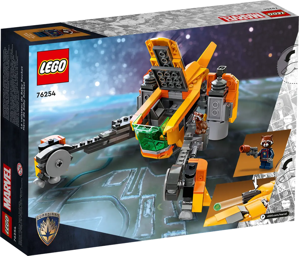 F  LEGO 76254 Super Heroes Baby Rocket's Ship | My Toy Shop